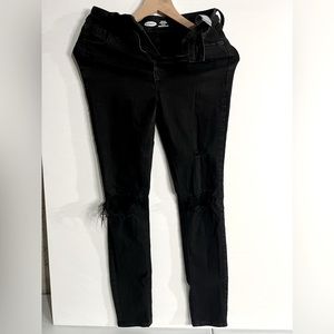 Old Navy Black Torn Jeans